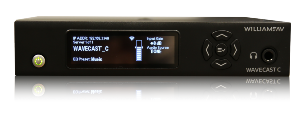 WF T5C-00 WAVECAST C SINGLE CHANNEL WI-FI AUDIO STREAMING SYSTEM, HARDWARE BASED DSP AUDIO SYSTEM,